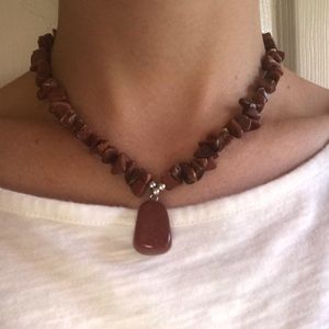 Brown Sparkle Necklace